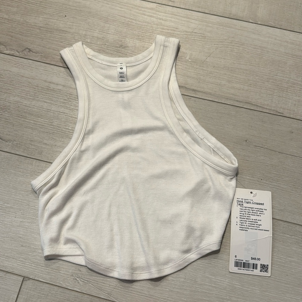 Lululemon white tank top
